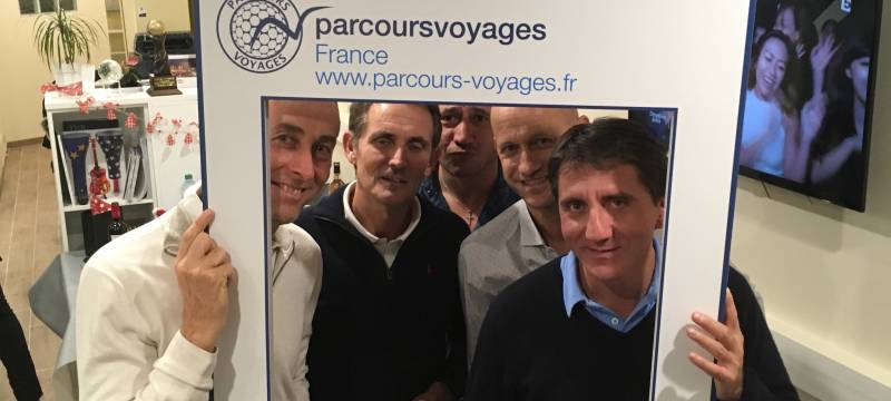 Les Pros invités VIP chez Parcours & Voyages