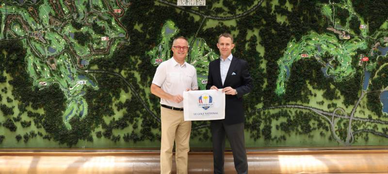 Le Golf National, site de la Ryder Cup 2018, signe un partenariat avec Mission Hills Chine, le plus grand club de golf au monde !