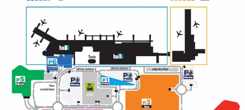 Aéroport de Marseille : Changements de nom des terminaux, halls et parking !